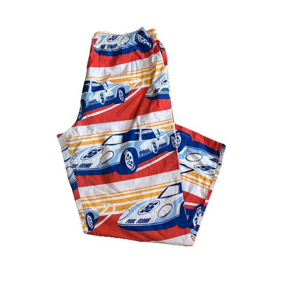 Vintage Paul Frank Racing Pajama‎ Pants Racecar Size XL - Picture 1 of 6